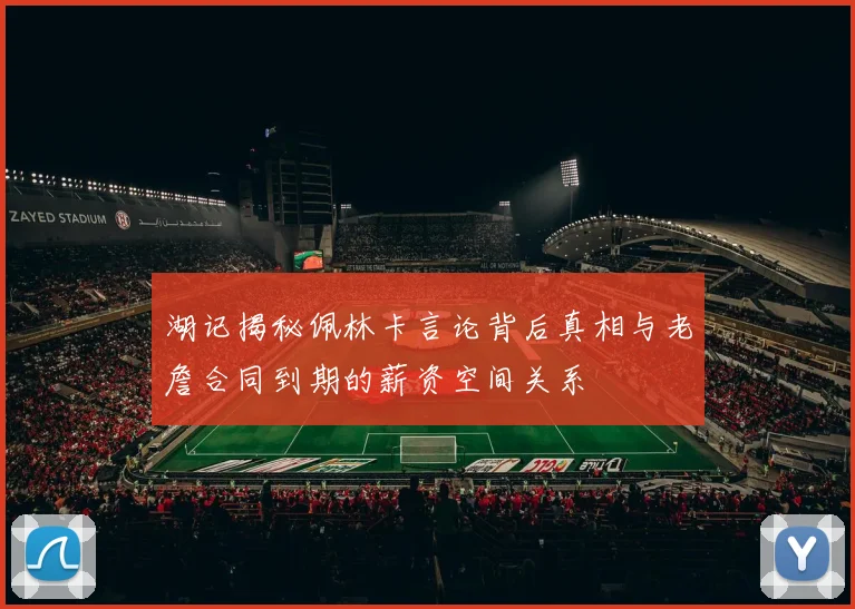 湖记揭秘佩林卡言论背后真相与老詹合同到期的薪资空间关系